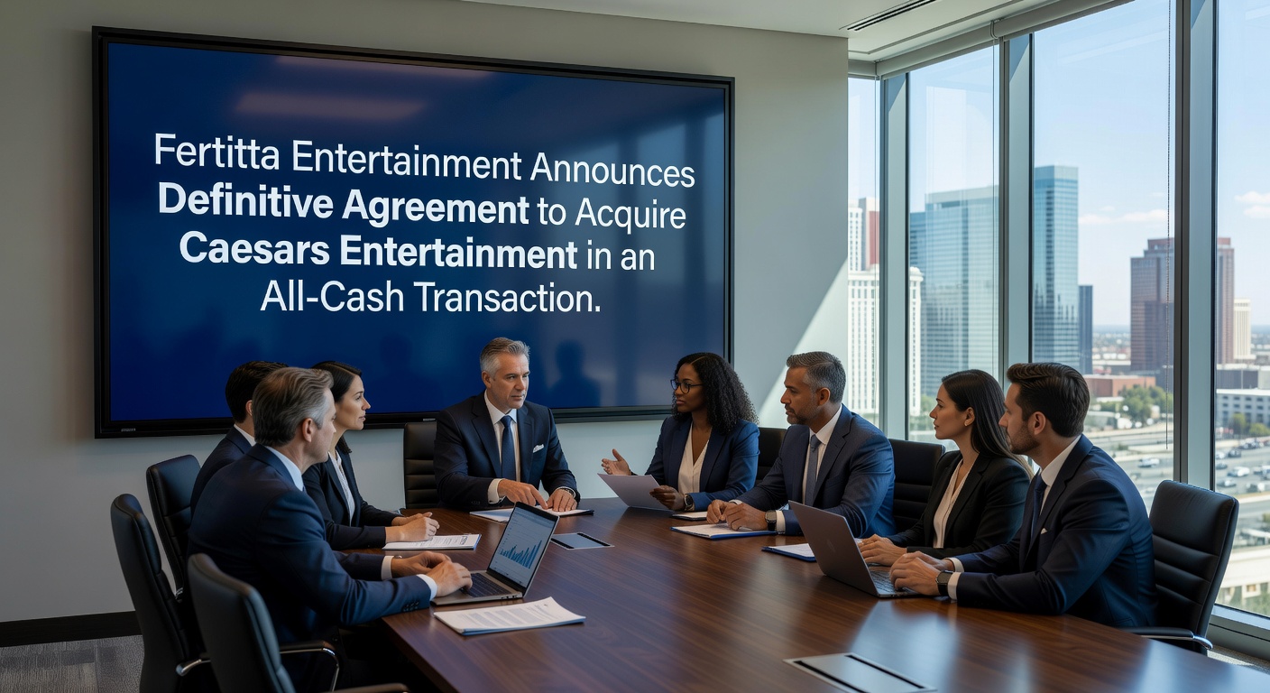 Atlantic City casino properties consolidation map and Fertitta Entertainment holdings