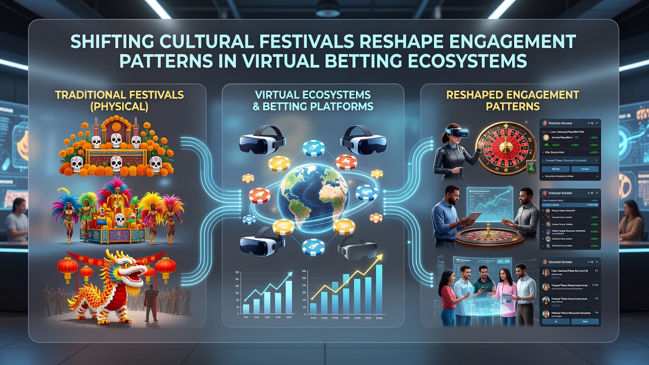 Virtual betting activity during cultural festival periods